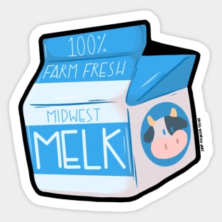 Farm Fresh Midwest Melk Sticker